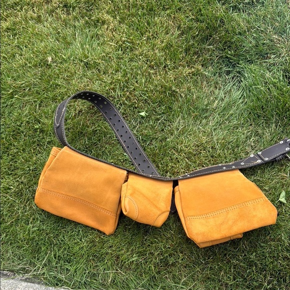 Tan and Brown Belt Bag with Versatile Design - Picture 3 of 3